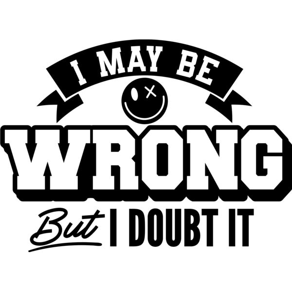 I may be wrong SVG Thumbnail